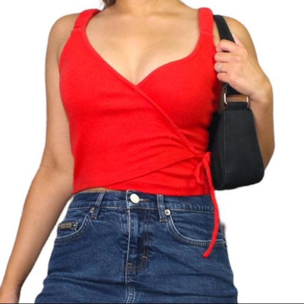 3/$15 Pacsun Me to We Red Tank Top - Picture 1 of 5